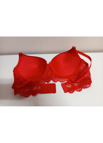 Червоний бюстгальтер чашка в FNNISS з кісточками поліамід, віскоза, мікрофібра, еластан
