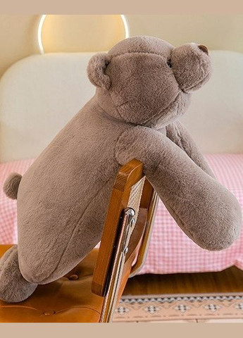Мягкая плюшевая игрушка подушка антистресс медвеженок арт 7119 Шоколадный No Brand (284118874)