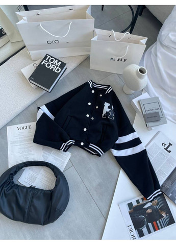 Теплый бомбер из тринитки на флисе – замеры в описании. Vione на кнопках (367078013)