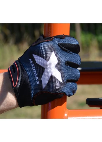 Перчатки для фитнеса MadMax MXG-102 X Gloves Black/Grey/White Mad Max (362915332)