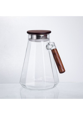 Кувшин для напитков 1.7 (л) с ручкой и бамбуковой крышкой 64486-72 Yiwu (370800052)