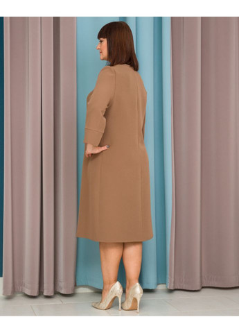 Світло-коричнева плаття 145850 Alenka Plus