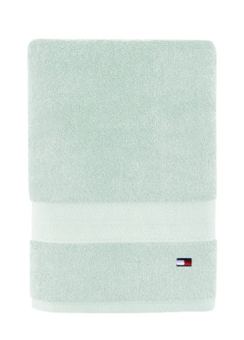 Tommy Hilfiger рушник банний modern american solid cotton bath towel м'ятний м'ятний виробництво -