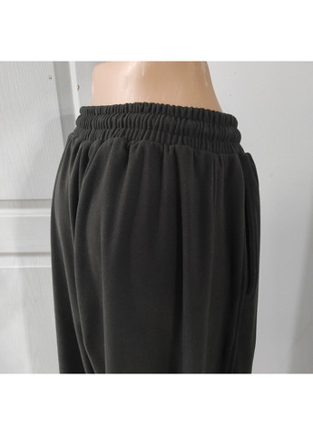 Жіночі спортивні штани-джогери пума фліс чорні No Brand (370289433)