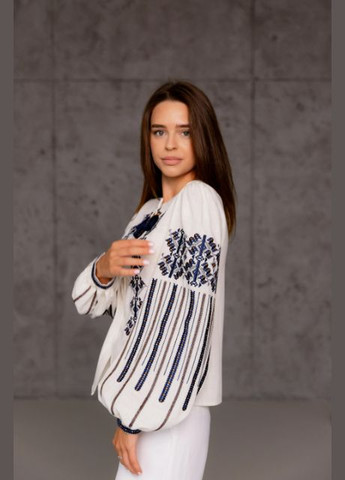 Жіноча вишиванка Залісся біла Galychanka 6966 (327223609)