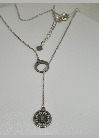 Кольє срібло 925 проби ланцюжок регулюється Сонце і лунниця ОЛОК фірмовий No Brand (338861779)