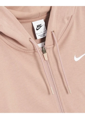 Толстовка W Nsw Jrsy Os Fz Hoodie Beige DM6415-272 Nike (398066689)