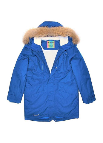 Синя куртка-парка зимова david 1, р.3xl, синій () Huppa 12278120-70035-3XL