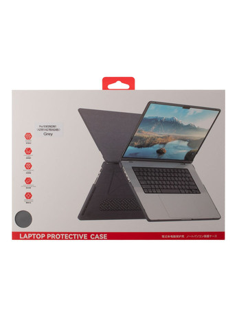 Накладка PC+PU AMO-PU для MacBook Pro 16' 2024/2023/2021 （A2485/A2780/A2991） Цвет Gold No Brand Apple macbook pro 16 2021/2023, Apple macbook pro 16" 2021 m1 pro/m1 max (a2485) (340913204)