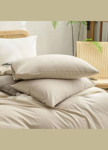 Комплект постельного белья, двуспальный, вареный хлопок (Washed Cotton) Кондор (304574197)