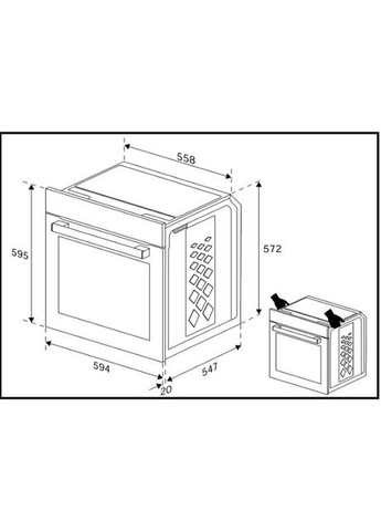 Духова шафа BBIE123002XD BEKO (311195930)