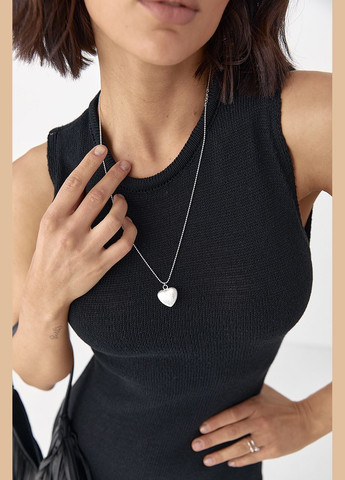 Черное вечернее вязаное длинное платье без рукавов - черный Lurex