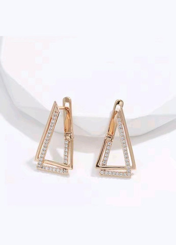 Серьги "треугольники", украшение, бижутерия, серьги с камешками, серьги с камешками, серьги золото, серьги с треугольниками Fashion Jewelry (339870326)
