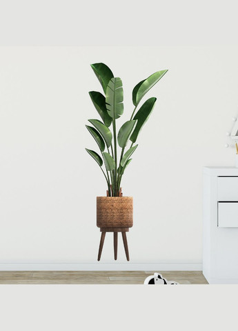 Виниловые наклейки на стену Большой вазон ( лист 40 х 90 см) Б169-1 BRUP (307173477)