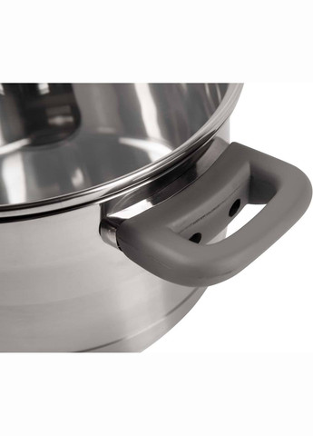 Каструля нержавійка з кришкою Elite 20 см, 3.6 л (26-238-057) Krauff (334712889)