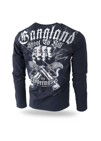 Лонгслів Dobermans Aggressive чорний кежуали бавовна