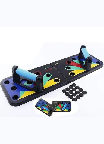 Дошка для віджимань переносний портативний тренажер 14 в 1 з антиковзним покриттям Push Up System training (365752158)