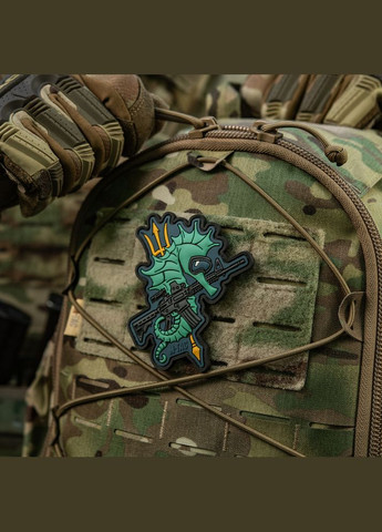 Нашивка Морской конек (PVC) blue M-TAC (315047151)