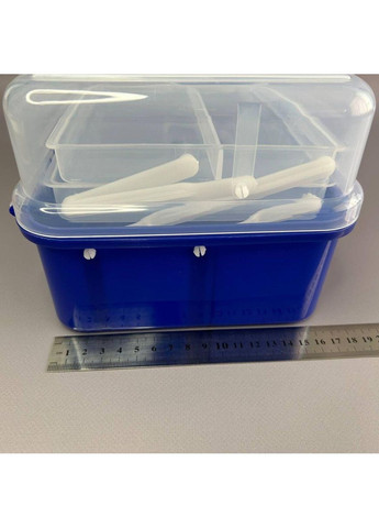 Чемодан-органайзер для рукоделия 30х14х17 см, синий Plus-plus (352743146)