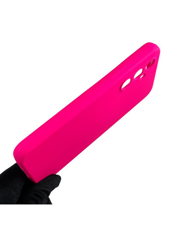 Чехол для Galaxy A54 5G (SM-A546E) силиконовый с микрофиброй нескользящий на самсунг а54 5г малиновый Samsung (366389682)