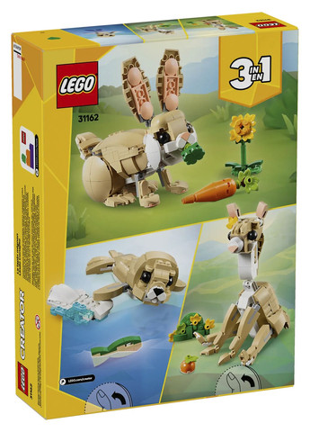 Конструктор Creator - Волшебный кролик, 326 деталей цвет разноцветный CB-00283685 Lego (355183893)