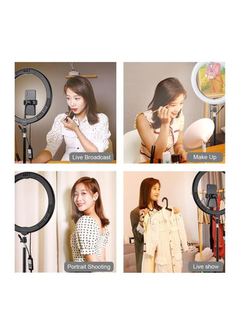 Кольцевая USB RGBW LED лампа PKT3043 10"+ штатив 1.1 м Puluz (314749756)