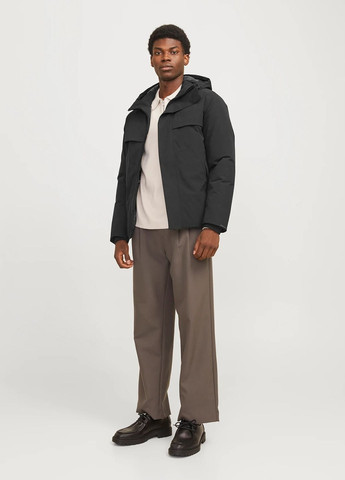 Черная зимняя куртка Jack & Jones
