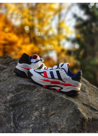 Комбіновані Осінні кросівки чоловічі adidas niteball адідас найтбол No Brand