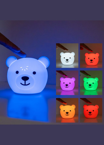 Ночник Bor Многоцветный силиконовый () Zazu ZA-BOR-01 (331790430)