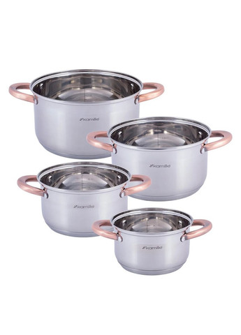 Набір каструль KM-4937 8 предметів Kamille (348133457)