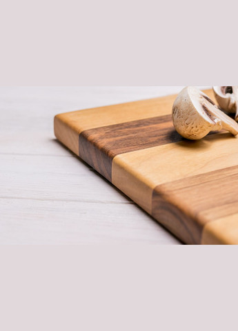 Доска двухцветная прямоугольная M Досточка с логотипом EcoWalnut (295266087)