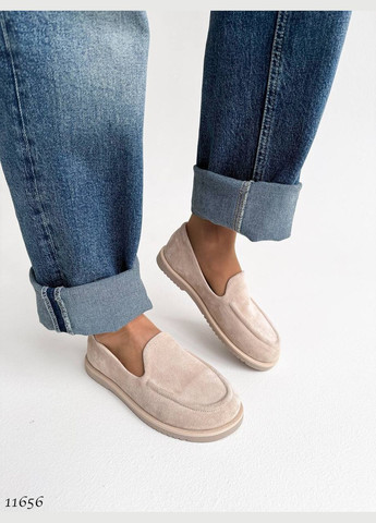 Женские лоферы | бежевые (330128560)