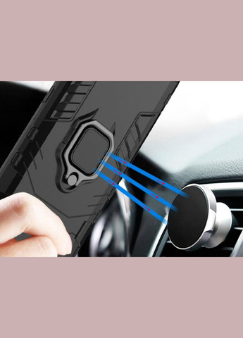 Чехол бампер Ring Armor для телефона Samsung Galaxy A05s (SM-A057) - Black Primolux (332994183)