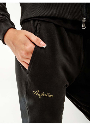 Женский Костюм GOLD TAPE ELASTIC FLEECE TRACKSUIT Черный Australian (367191664)
