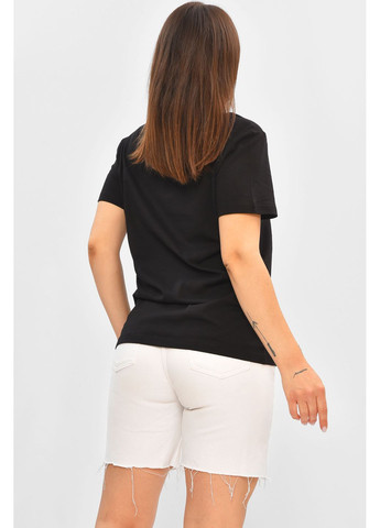 Футболка жіноча чорного кольору Let's Shop - (358058503)