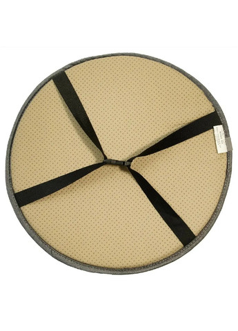 Подушка накидка кухонна кругла повітропроникна для стільця табурета з фастексами антиковзаючим дном 40x40 cм (479515-Prob) Unbranded (322031122)