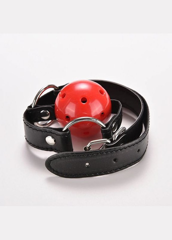 Кляп у рот з пластиковою кулькою з отворами для бдсм ігор No Brand (341309941)