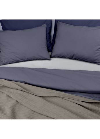 Плед-покривало косичка 230х240 см Bronze Knitted Braid Кварцовий Cosas (369668569)