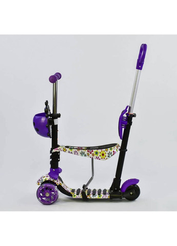 Самокат 5в1 Абстракция, подсветка колес 97240 Best Scooter (362695742)