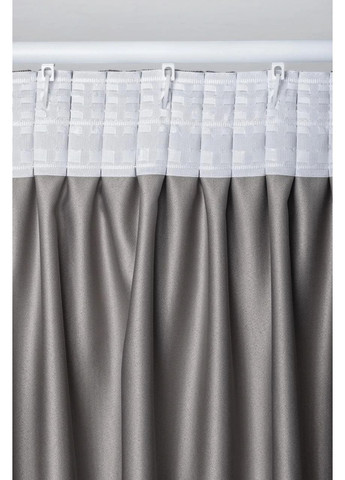 Дімаут штори (рогожка) 2шт. 2м х від 2,5м до 3м HYGG (370367285)