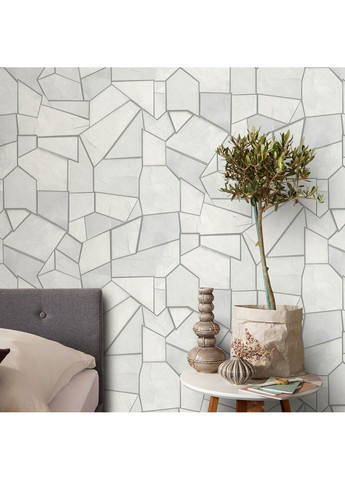 Флизелиновые обои винил горячего тиснения Elle Decoration 12217-31 серый (1,06х10,05м) Erismann (316472026)