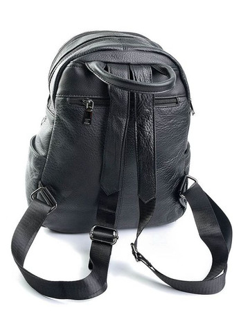Жіночий шкіряний рюкзак чорний No Brand (292557720)