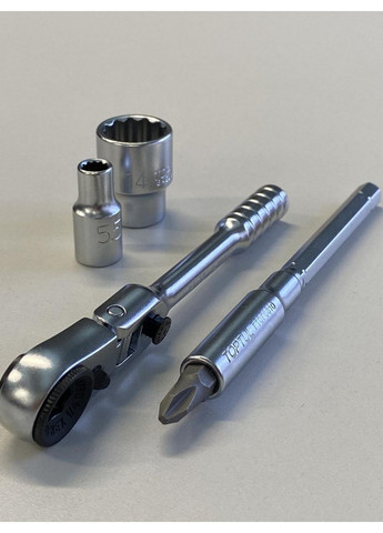 Тріскання міні 1/4" з шарніром 60 зубців (ісп. з FTDF0810) TOPTUL (289460051)