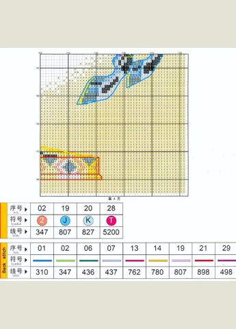 Набор для вышивания по нанесённой на канву схеме "Swing" . AIDA 14CT printed, 35*42 см Joy Sunday (313612927)