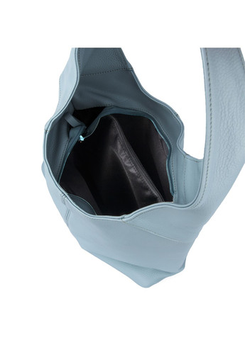 Сумка жіноча шопер шкіряна 02550 блакитна з однією ручкою Virginia Conti (329851019)