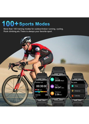 Розумний смарт годинник Smart Expert Nano каучук + 2 ремінці Lige (314483518)