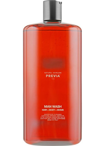 Ванна для волос и тела Man Wash Hair Body Shave *1000ml (362281-131635) Previa (368601367)