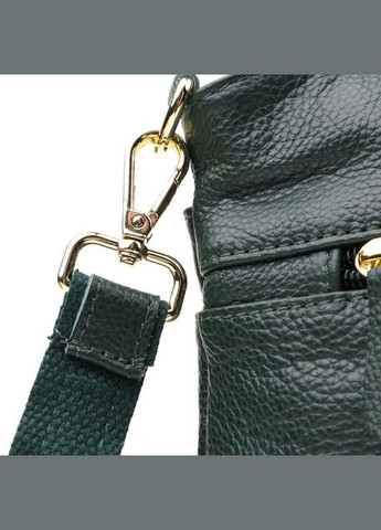 Сумка кросс-боди через плечо женская кожаная маленькая Зеленый 35620 Vintage (336889623)