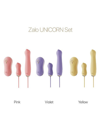 Набір 3в1 — UNICORN Set Pink, віброяйце, пульсатор, вакуумний стимулятор CherryLove Zalo (283251486)