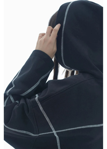 Жіноче оверсайз худі з вирізом "ORVIA" ТУР (360641617)